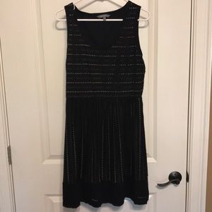 Black and Tan Daisy Fuentes dress